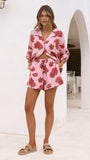 Luna Shorts Dahlia Rouge