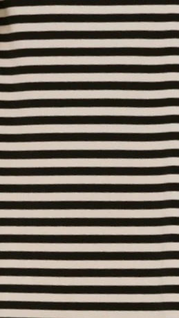 Josie Crew Neck Tee Black White Stripe