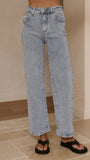 Vinnie Straight Leg Jeans Light Blue