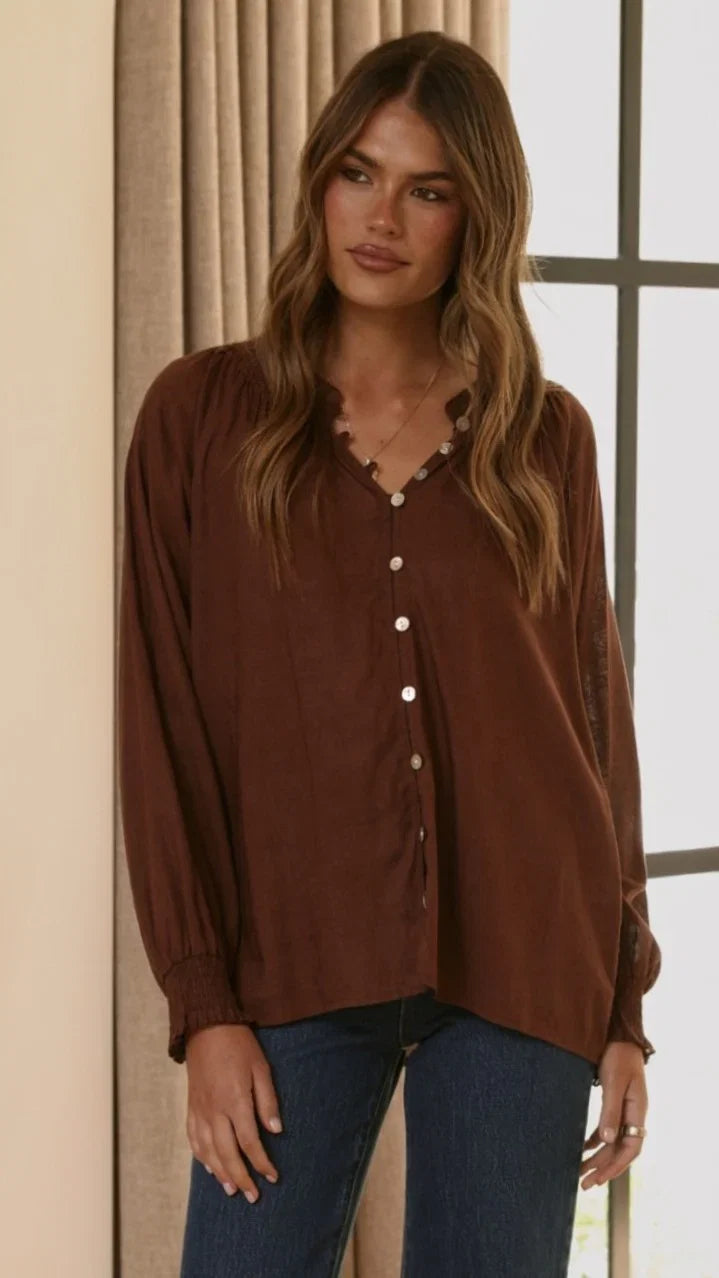 Solana Top Brown