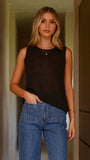 Fareeda Top Black