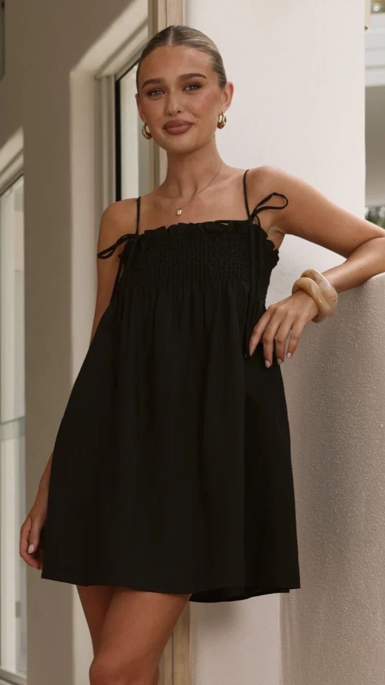 Wyomie Mini Dress Black