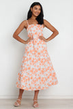 Tawo Dress Orange Floral