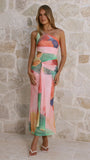 Kourt Maxi Dress Multi Abstract