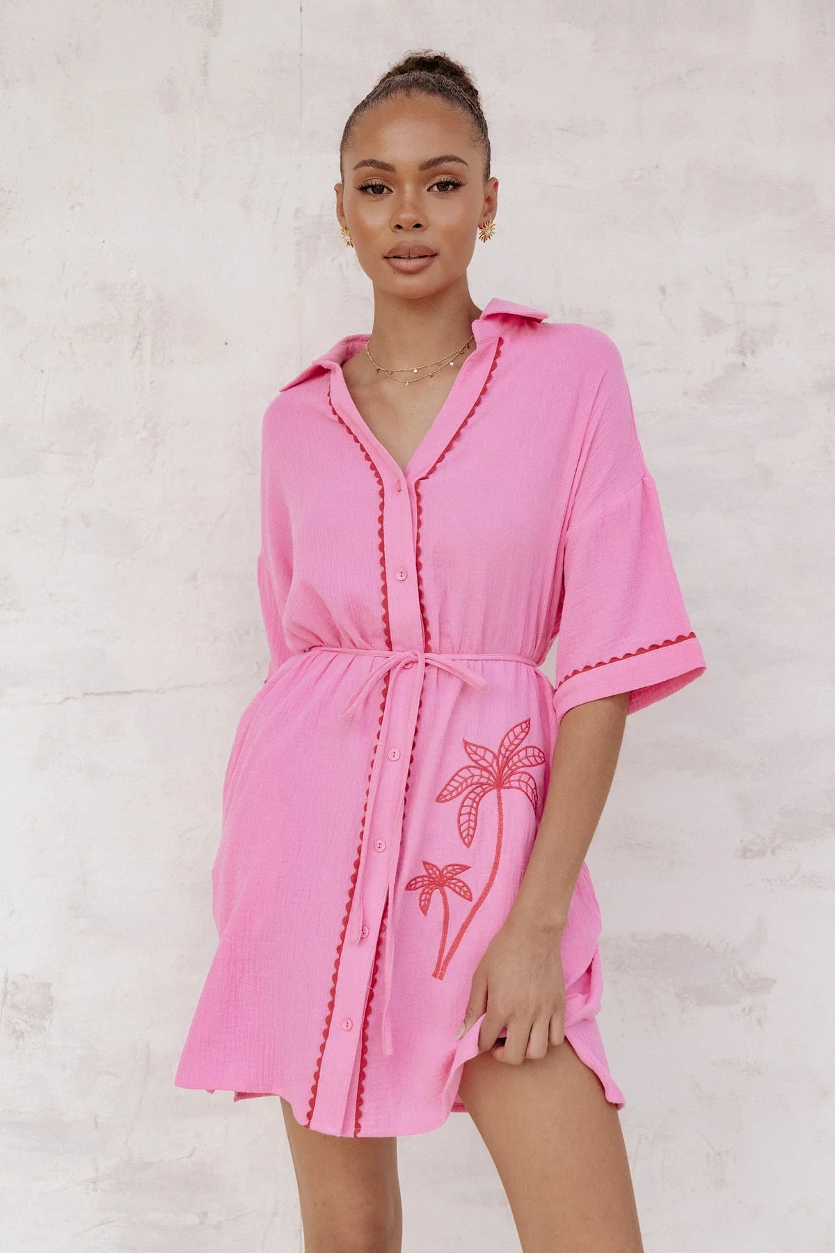 Fabiola Mini Dress Pink