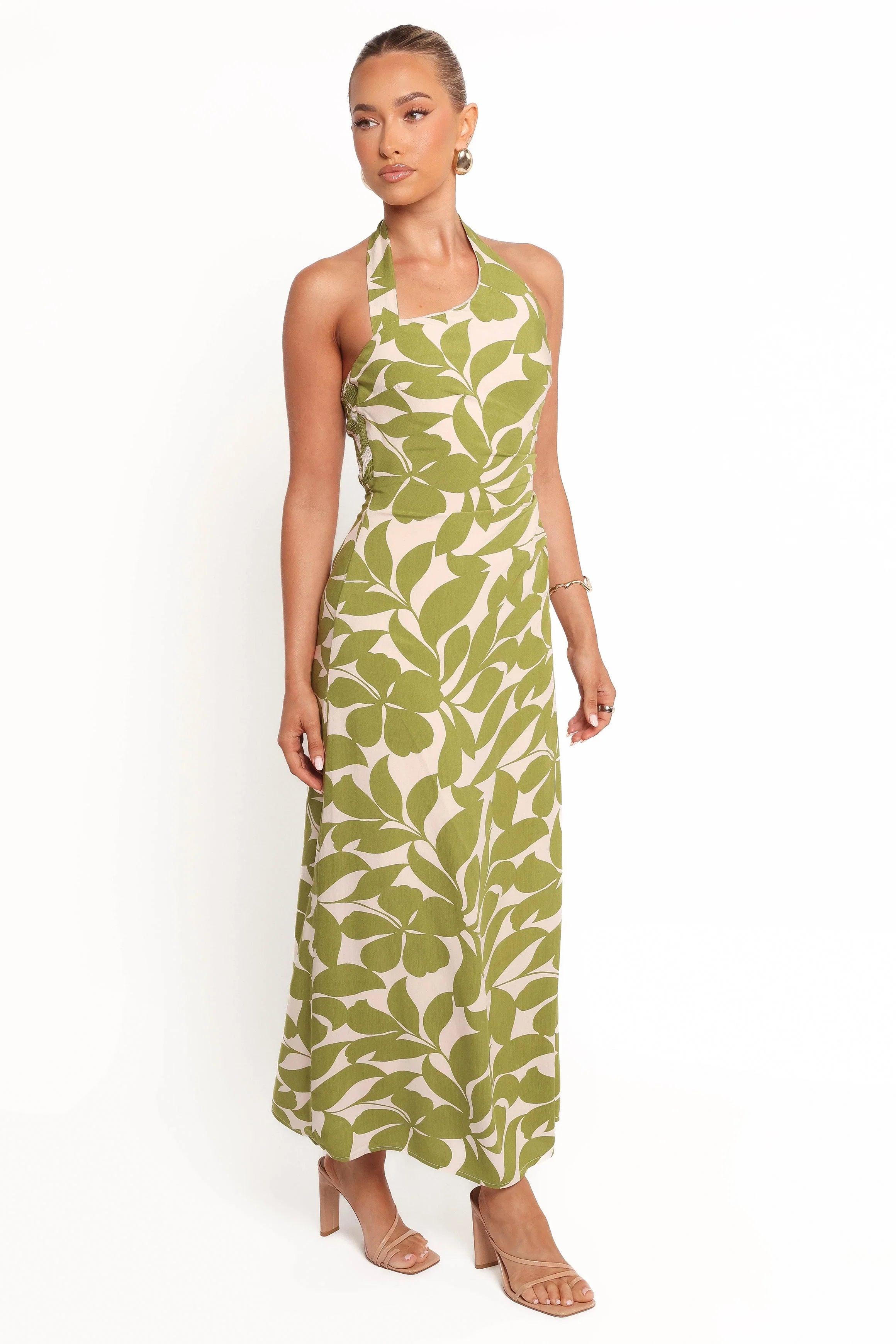 Alexis Maxi Dress Green Floral