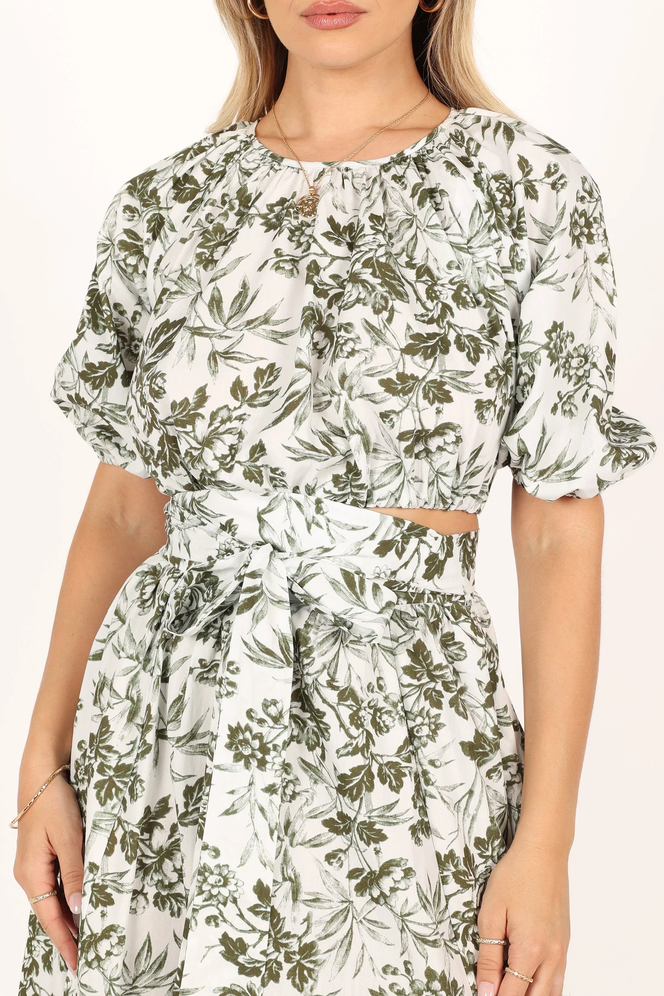 Delilah Set Green Floral