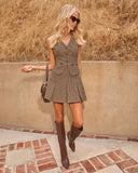 Wellesley Houndstooth Vest Top