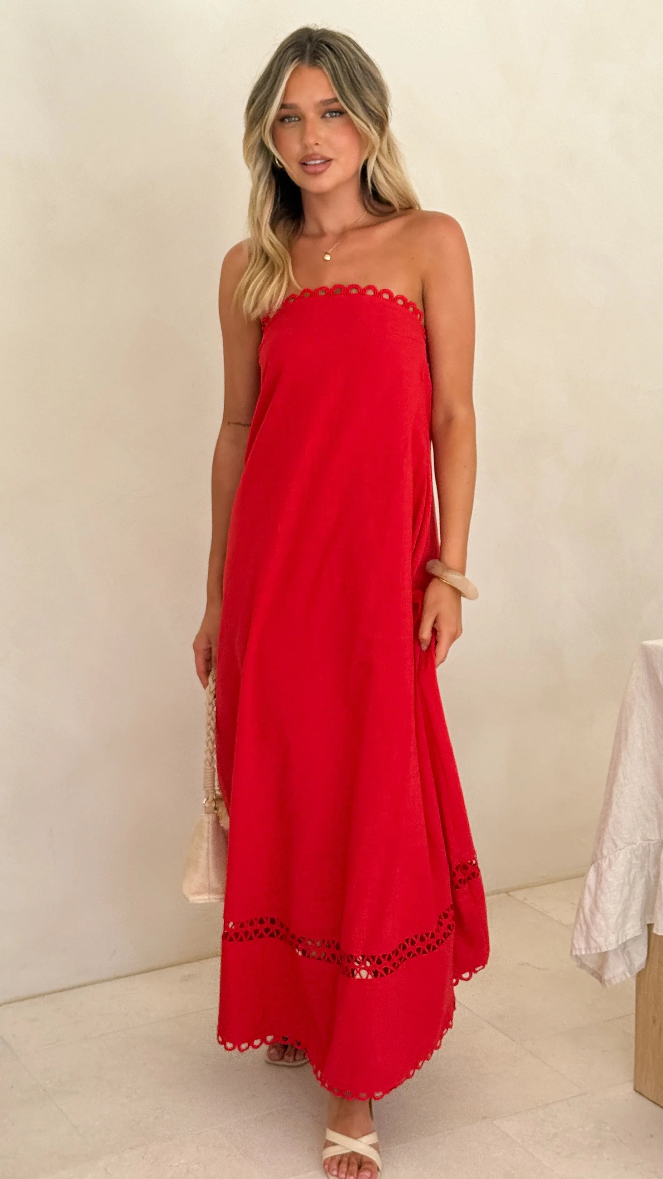 Sandra Maxi Dress Red