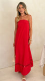 Sandra Maxi Dress Red