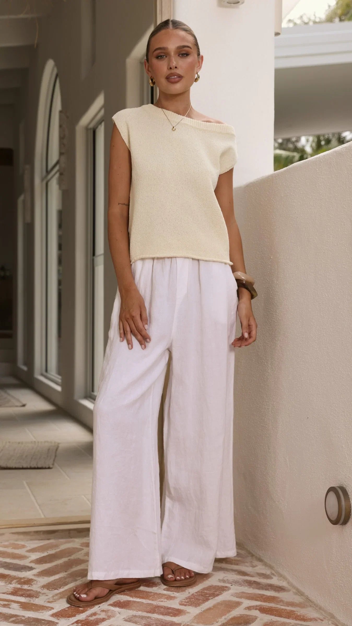 Robin Off Shoulder Top Butter