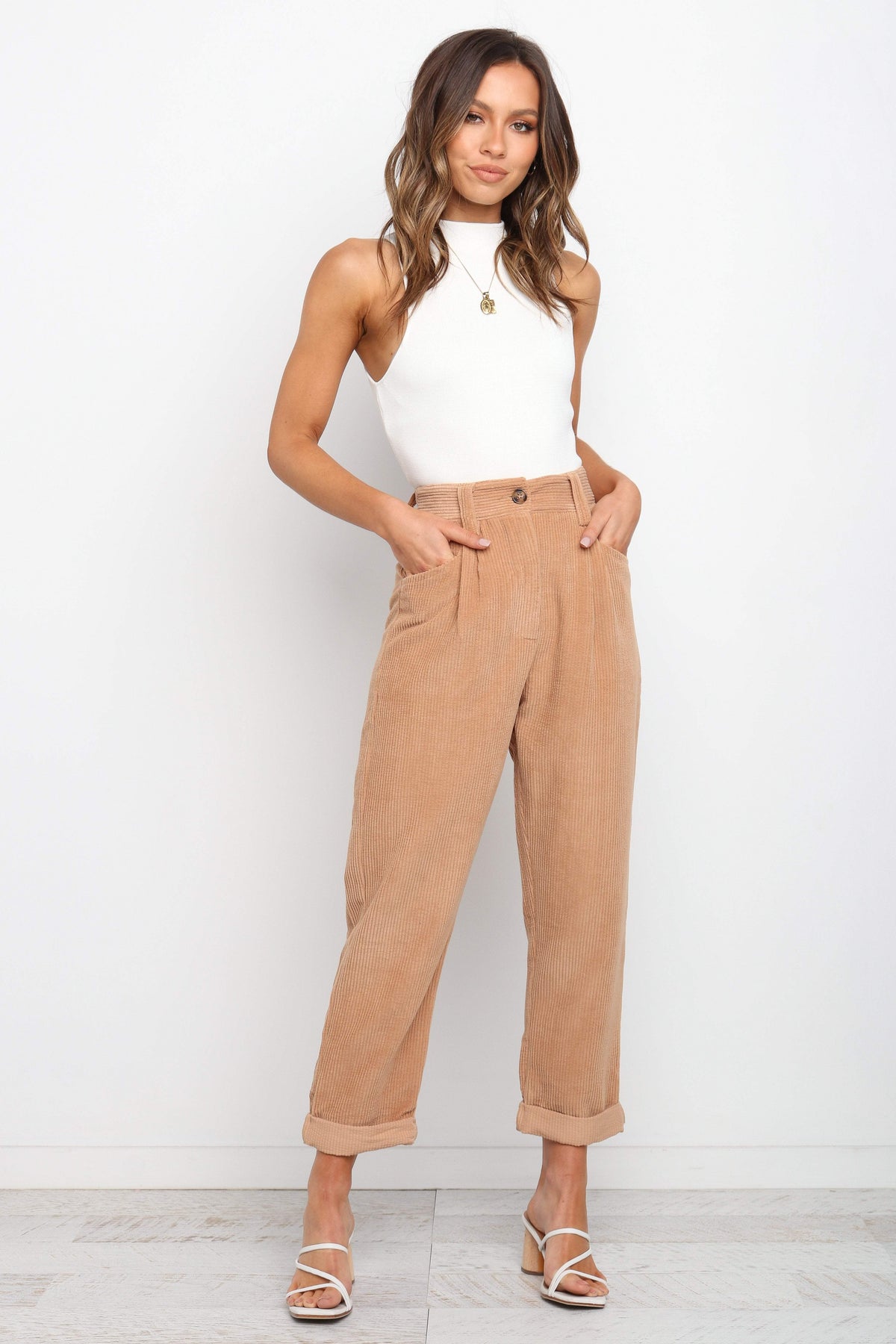 Talaren Cord Pant Beige