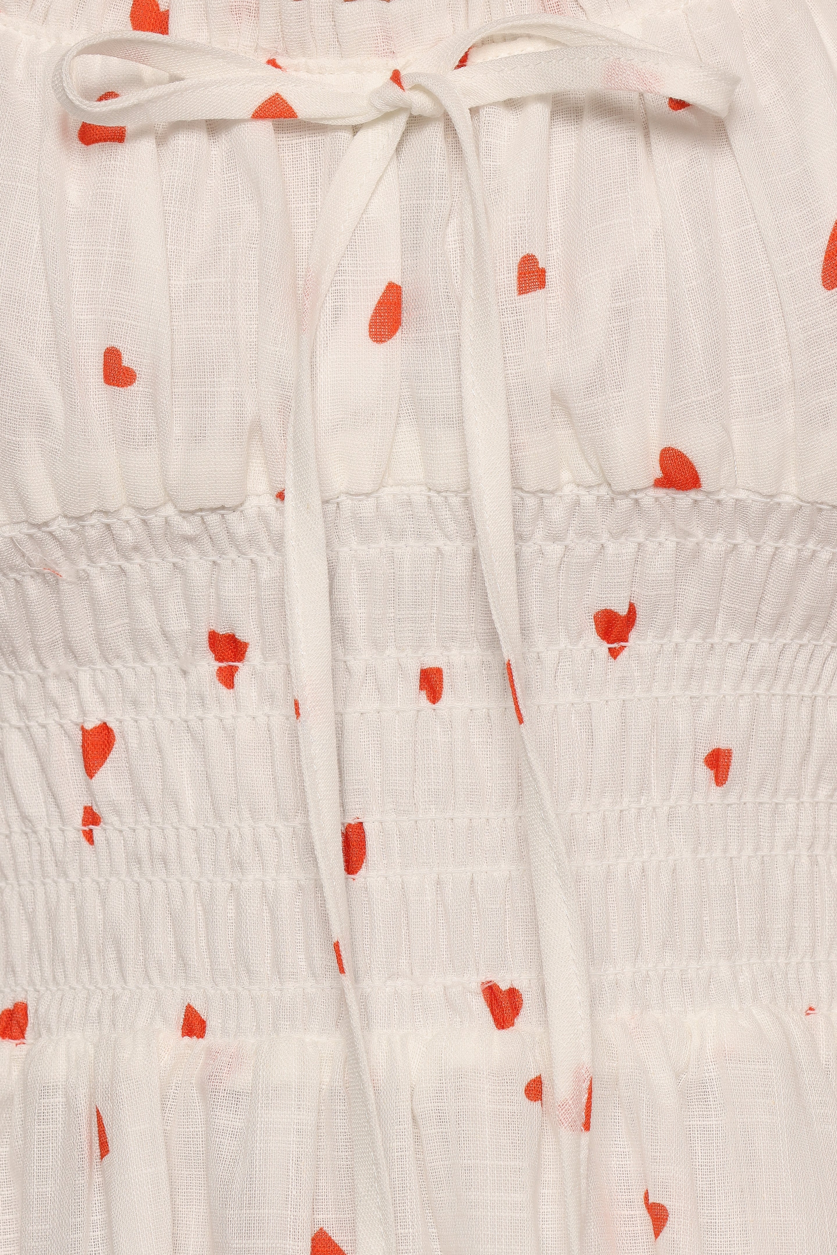 Auguste Midi Dress Ditsy Heart