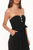 Rois Strapless Jumpsuit Black
