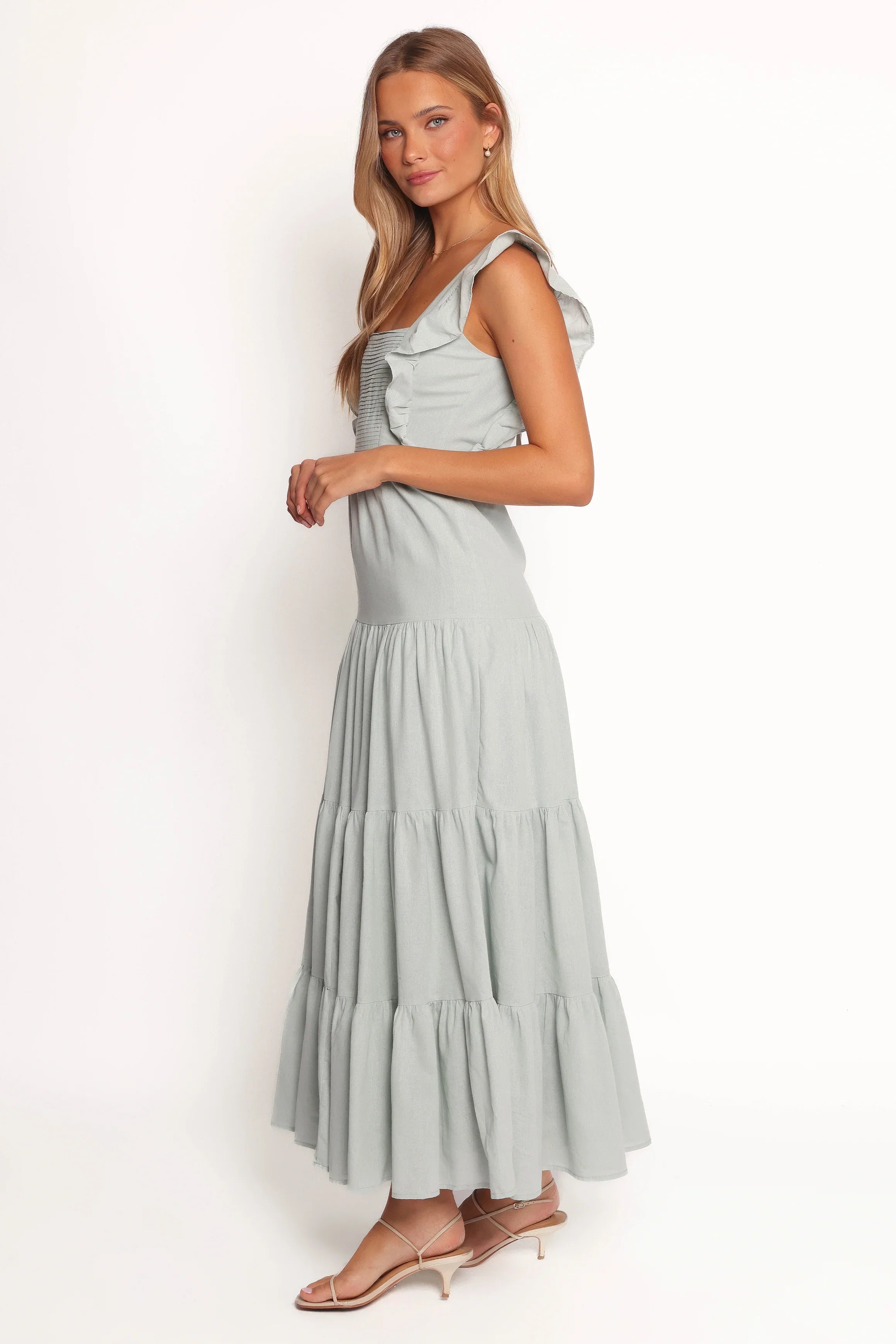 Lillian Maxi Dress Pale Blue