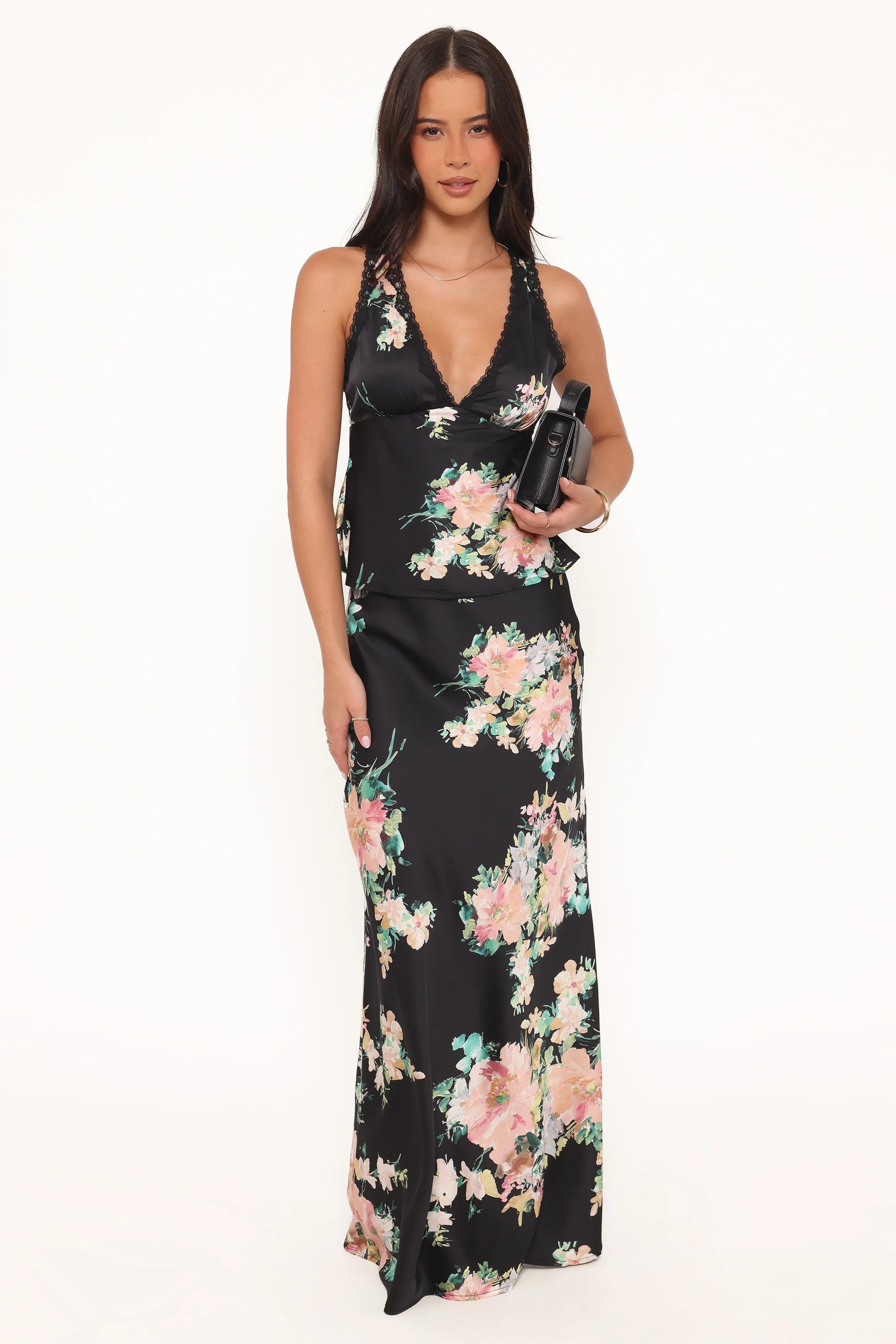 Kelso Top Black Floral