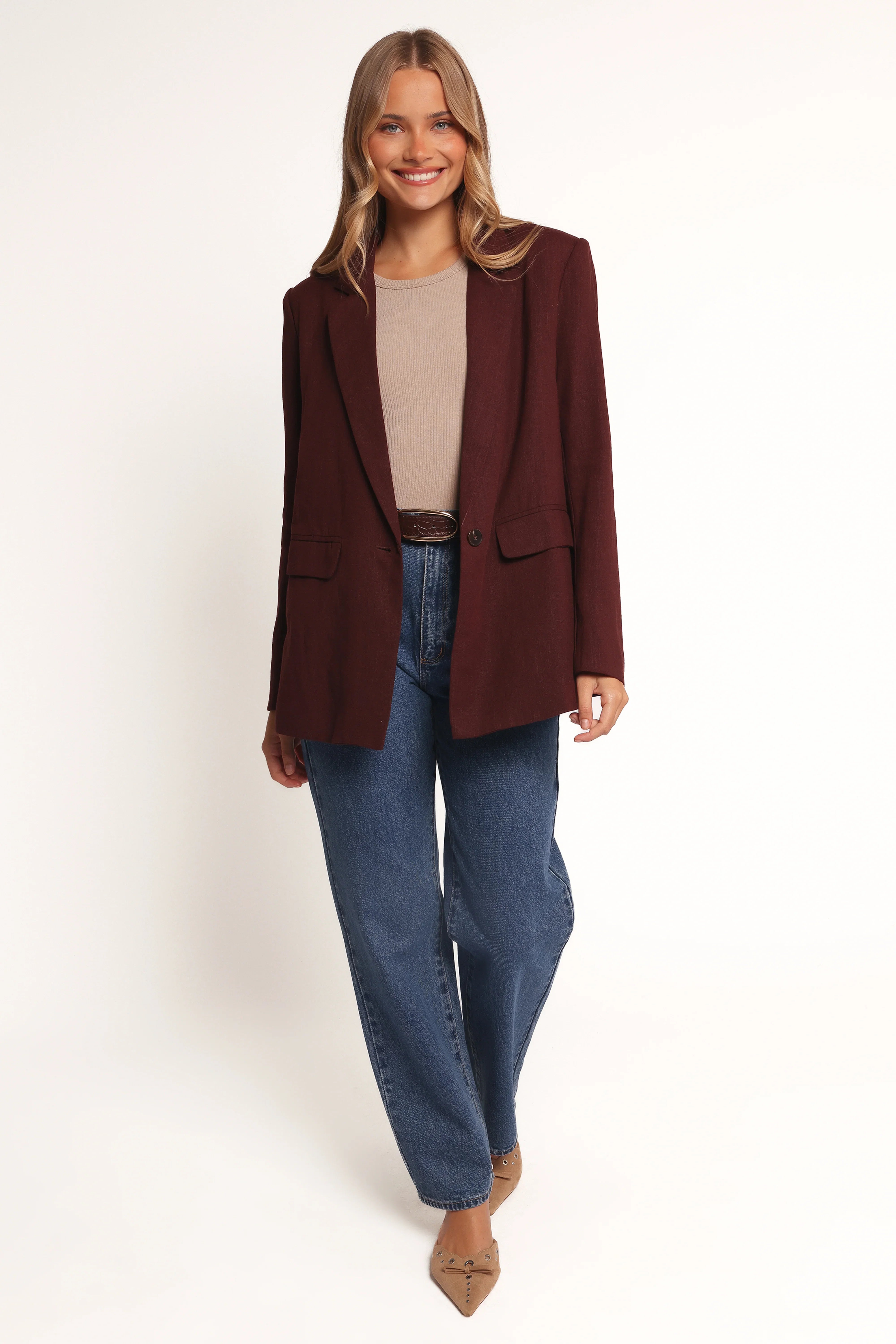 Rhodes Oversized Blazer Espresso