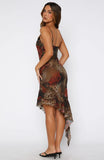 Should Know Better Midi Dress Exotic Rose