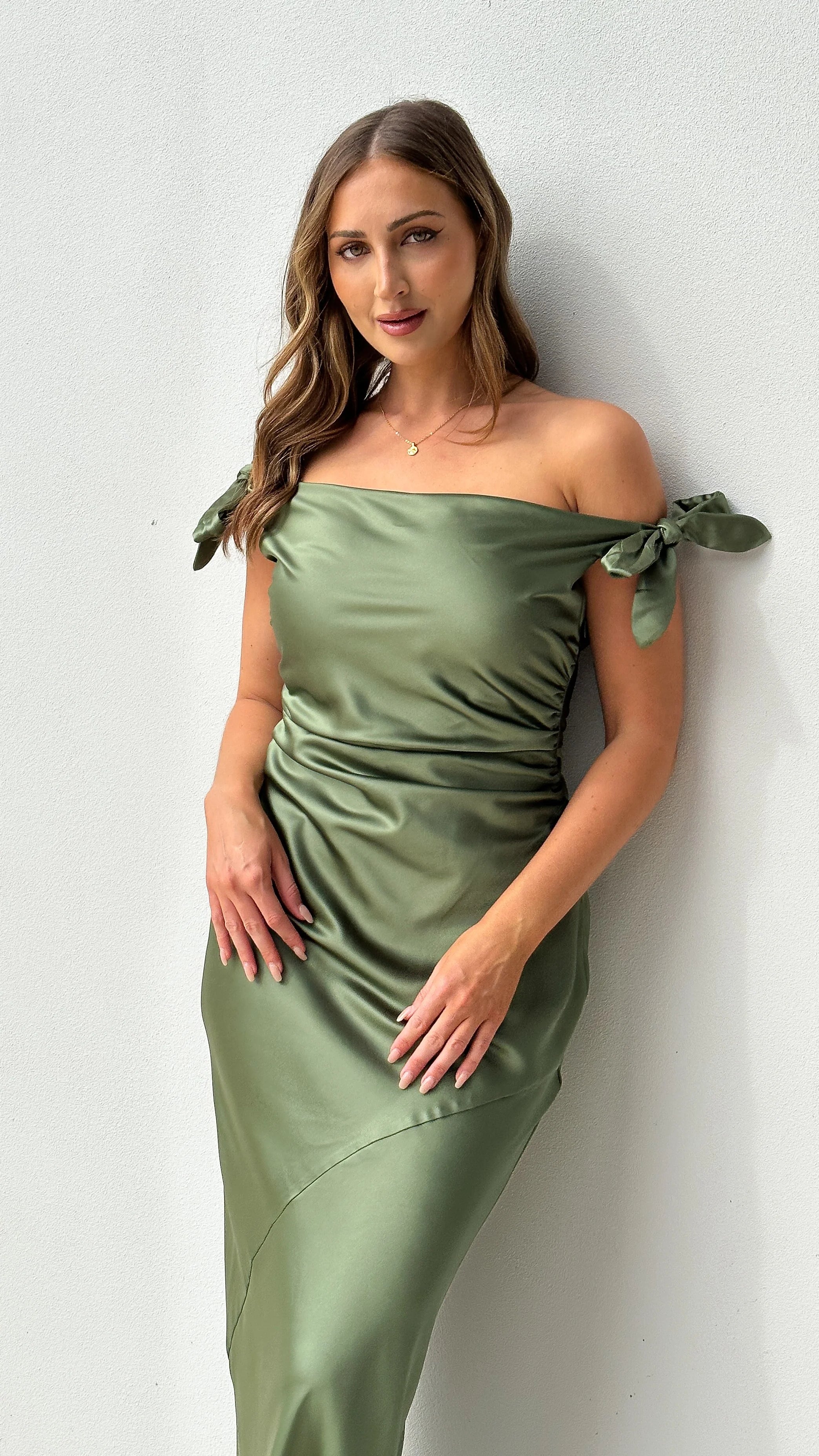 Frida Maxi Dress Olive