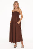 Josie Maxi Dress Brown