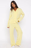 Pillow Talk Long Sleeve Pyjama Set Lemon
