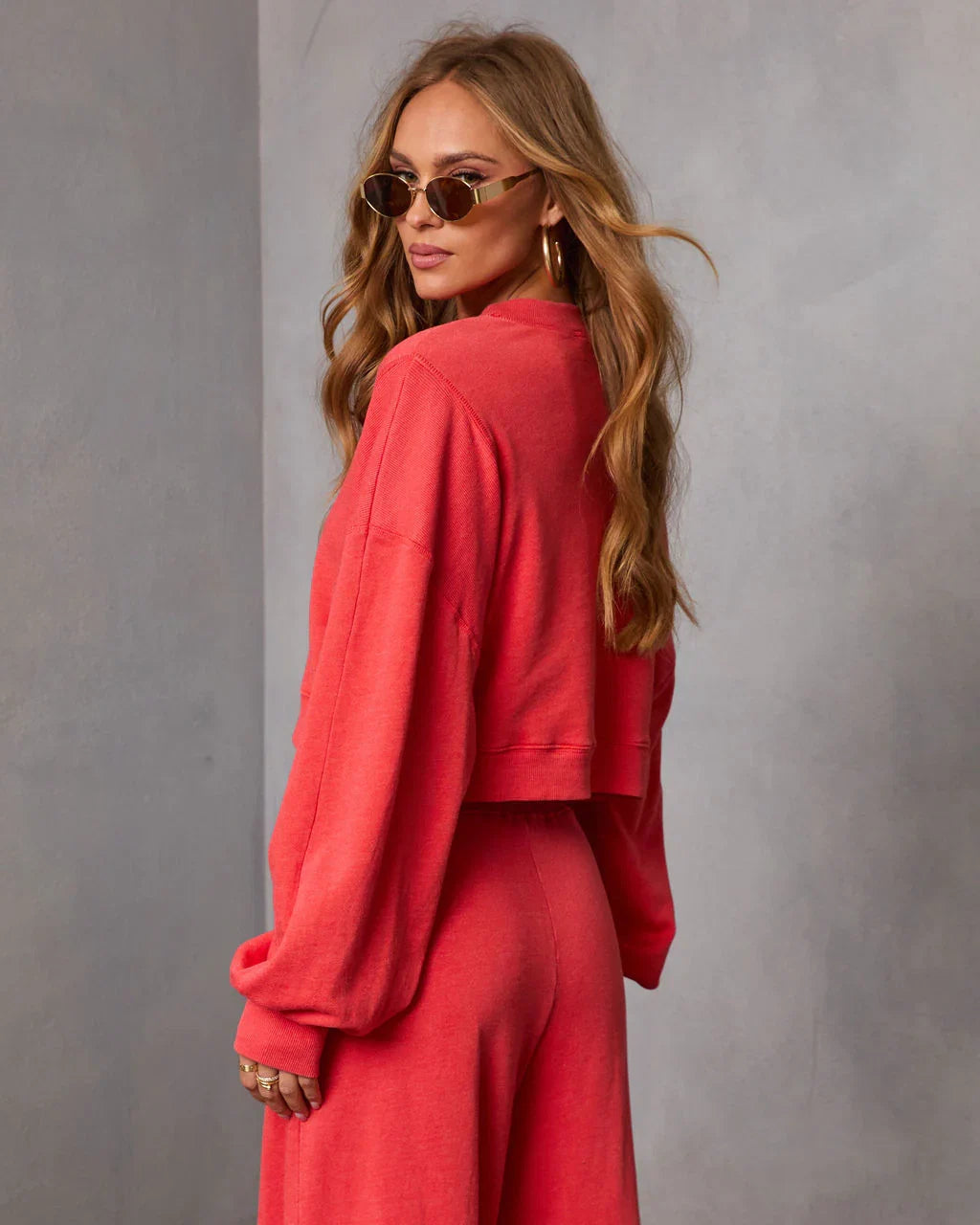 Off Hours Fleece Baggy Sweatshirt