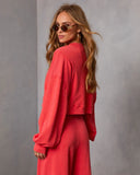 Off Hours Fleece Baggy Sweatshirt