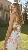 Kiva Crop Top Botanical Bloom