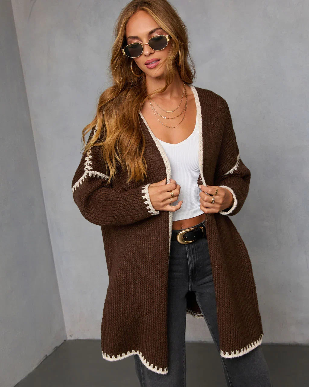 Game Day Tailgate Knit Cardigan