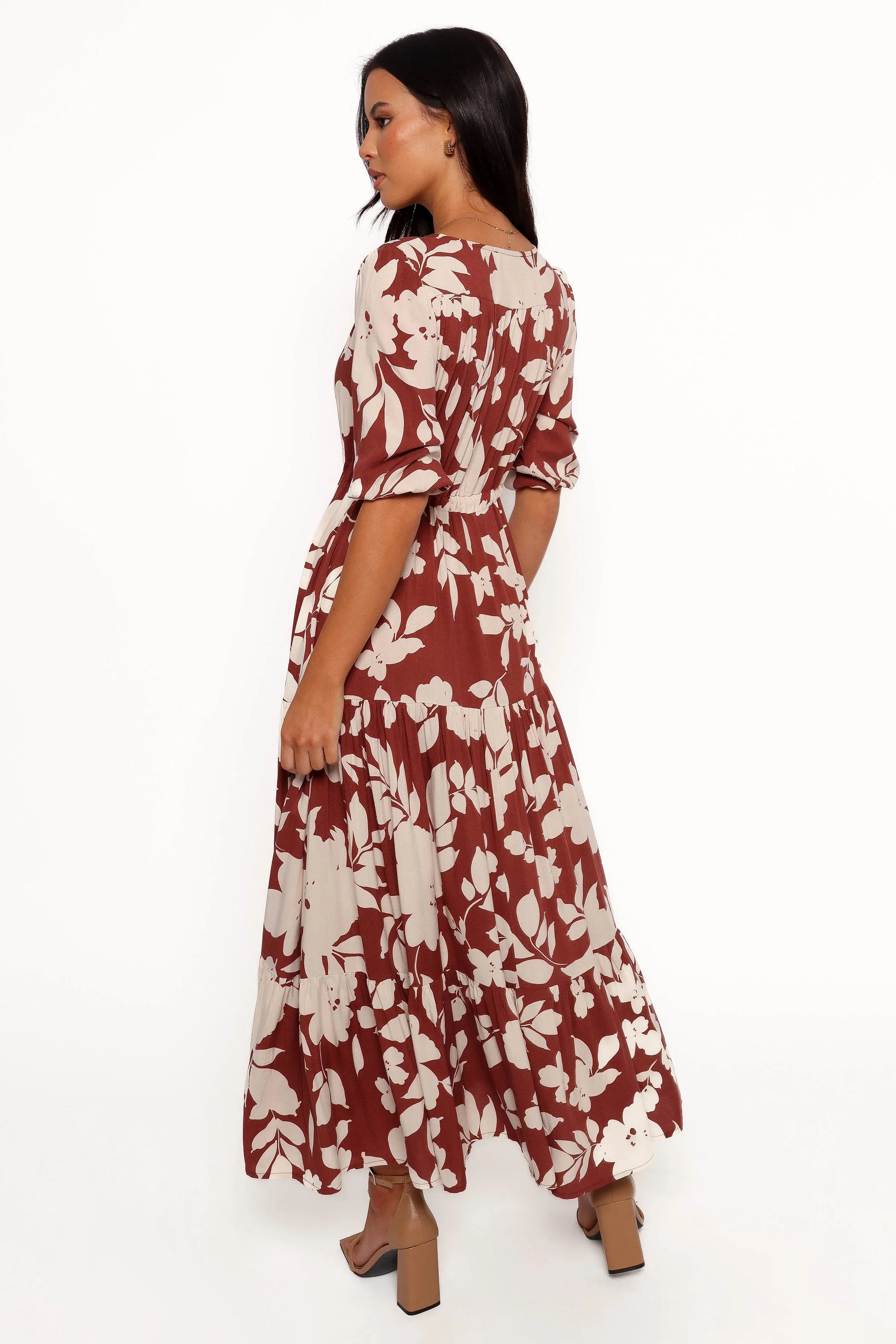 Kelda Dress Rust Floral