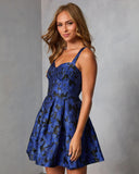 Isla Brocade Mini Dress