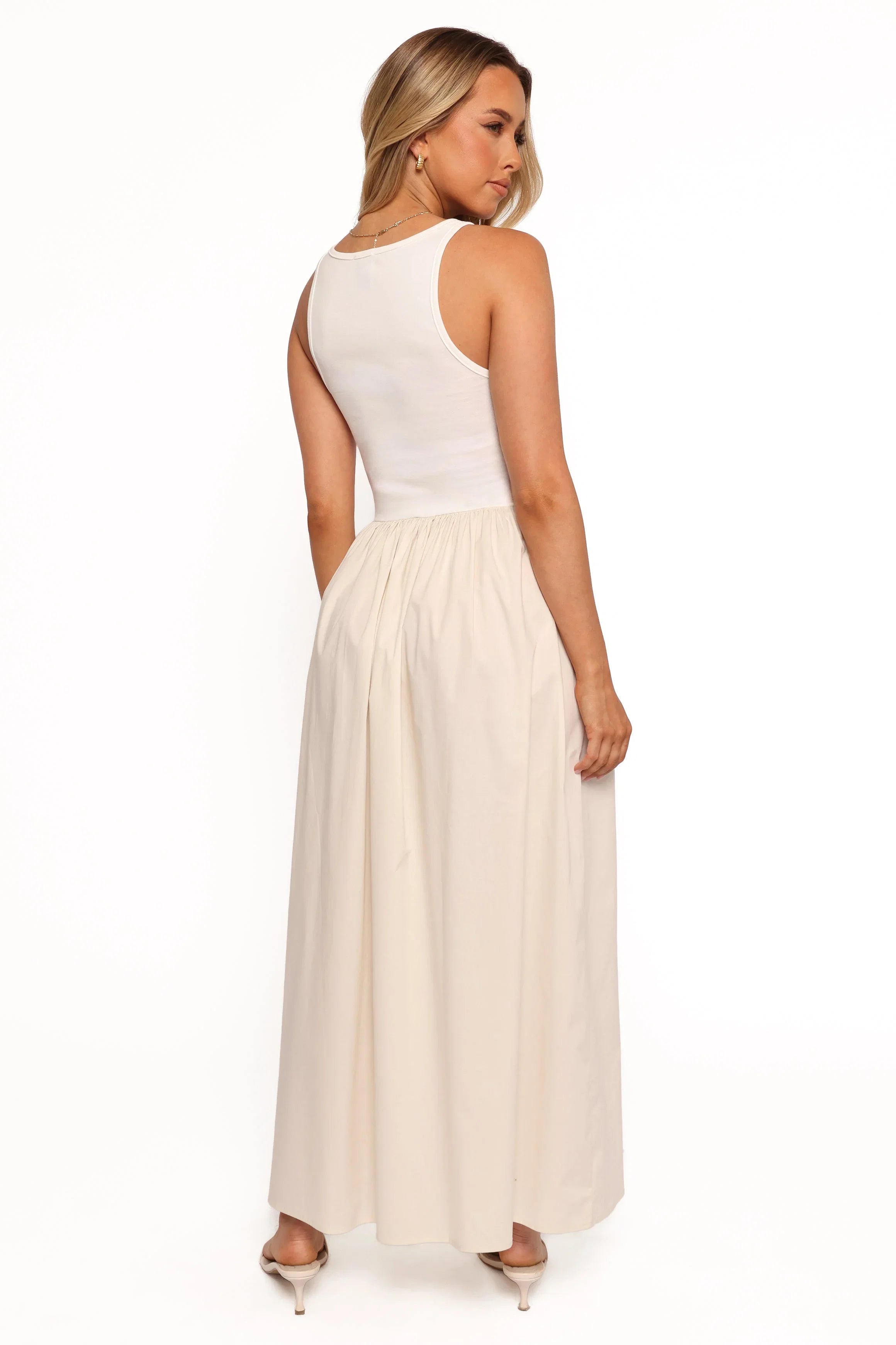 Franki Midi Dress White Cream