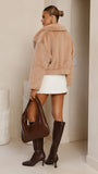 Tulum Crop Jacket Camel
