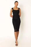 Naomi Midi Dress Black
