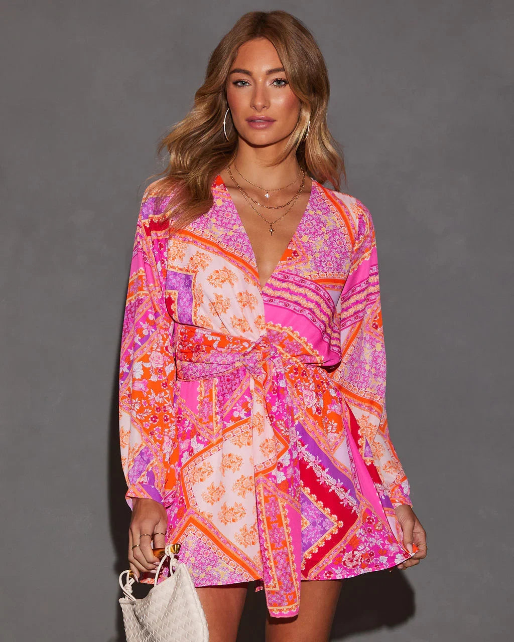 Florentine Printed Fitted Waist Romper