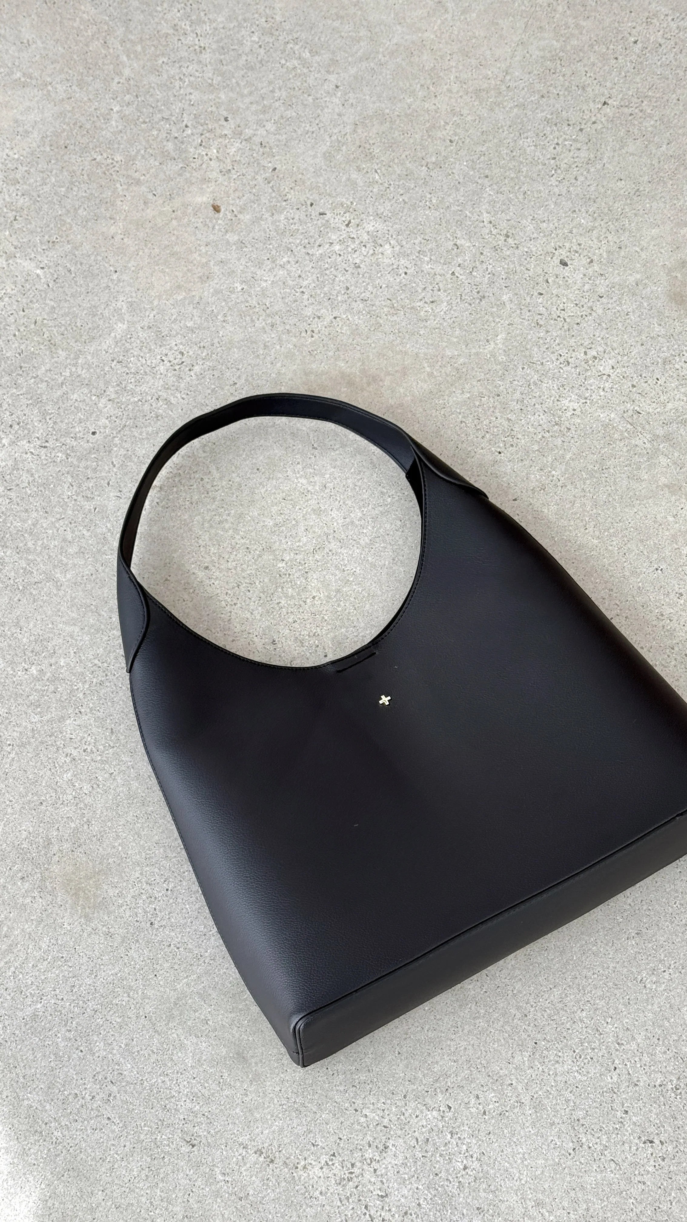 Duke Hobo Bag Black PU