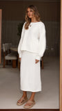 Cohen Knit Jumper Off White