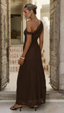 Malayah Maxi Dress Chocolate