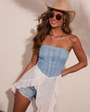 Outlaw Oasis High Low Corset Top