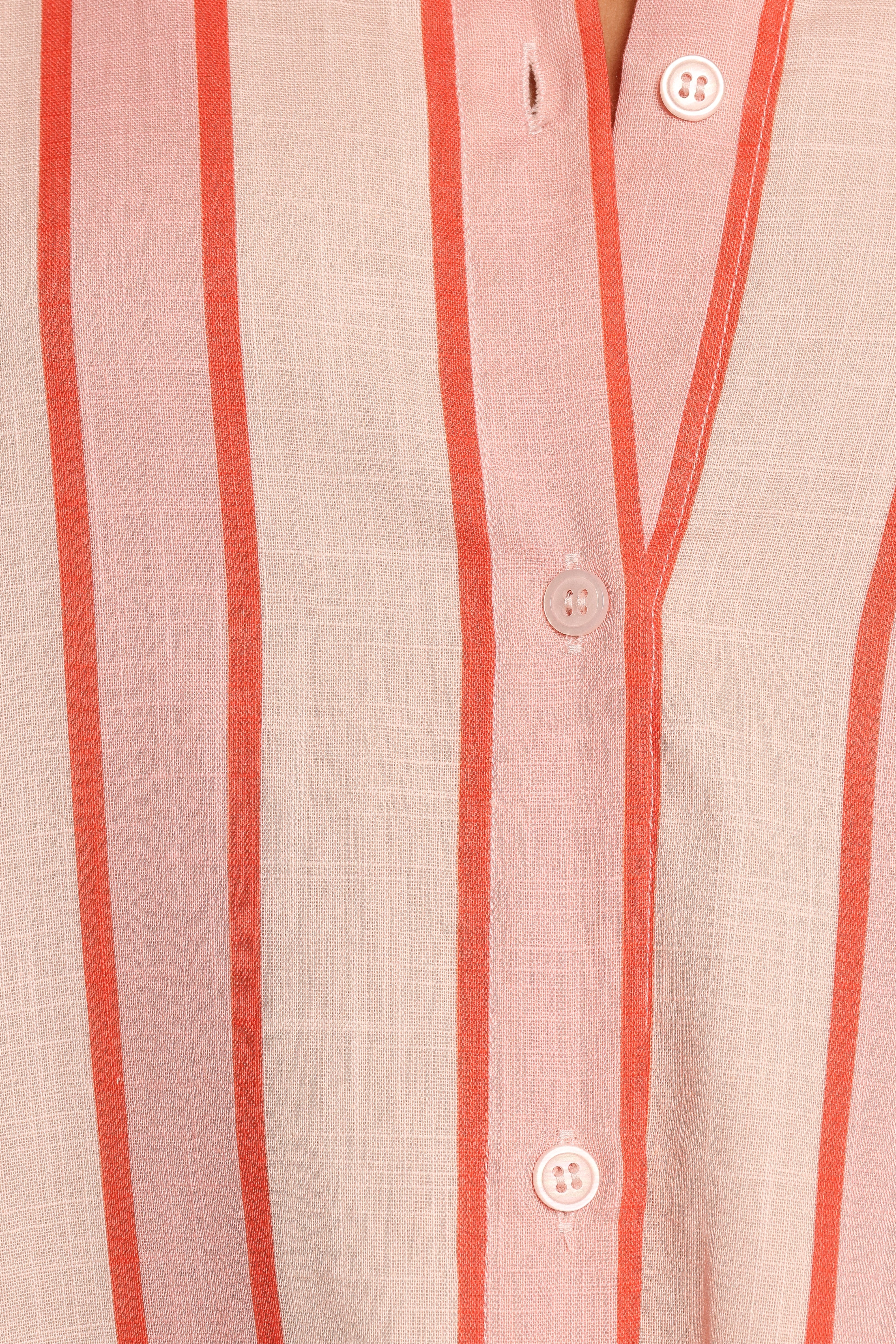 Norah Mini Dress Pink Stripe