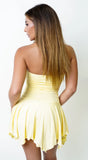 Citrine Tube Mini Dress Yellow