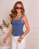 Yselle Denim Corset Top