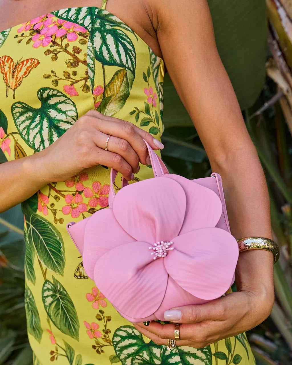 Love In Bloom Floral Bucket Bag