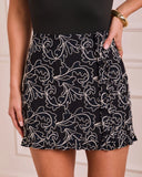 Night Authority Abstract Mini Skirt