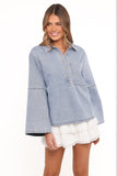 Celestia Denim Top Light Wash