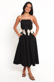 Tia Midi Dress Black
