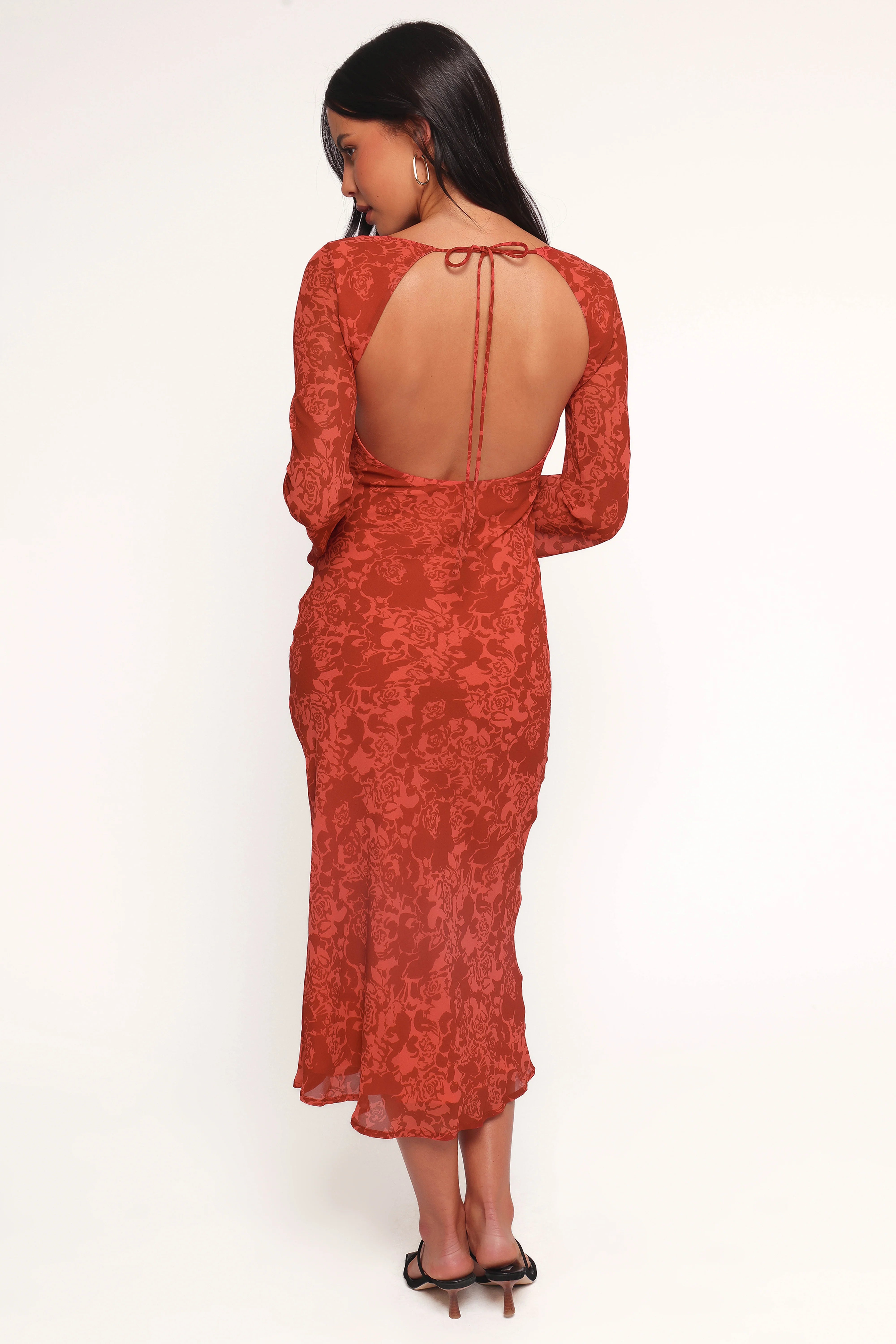 Talitha Maxi Dress Red Roses