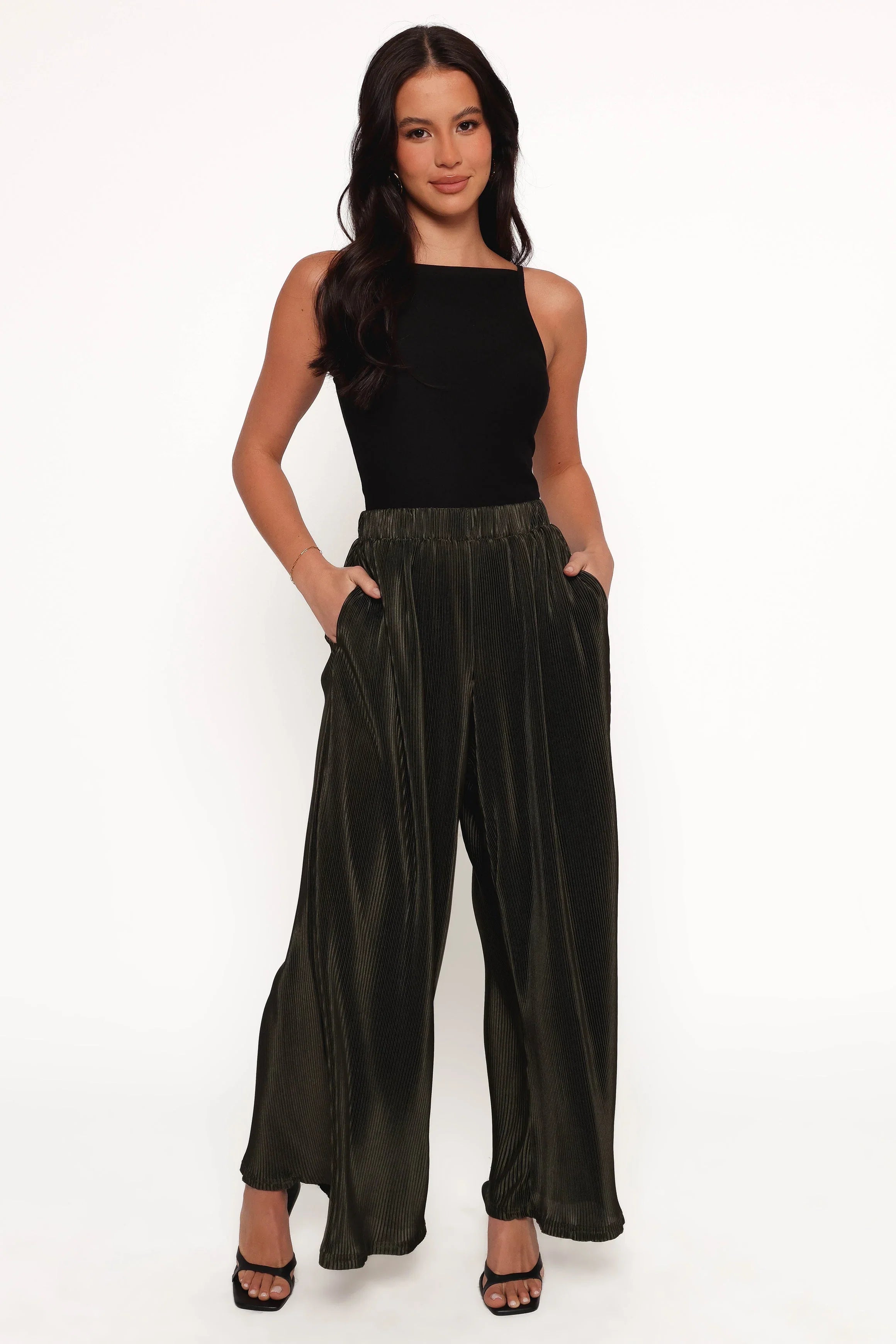 Leria Wide Pant Olive