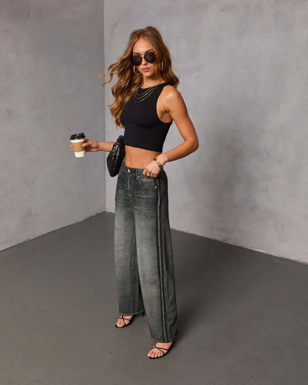 Presilla Contrast Stripe Sweatpant Jeans