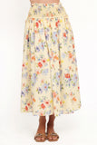 Saskia Maxi Skirt Lemon Floral